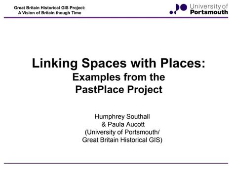 Linking spaces