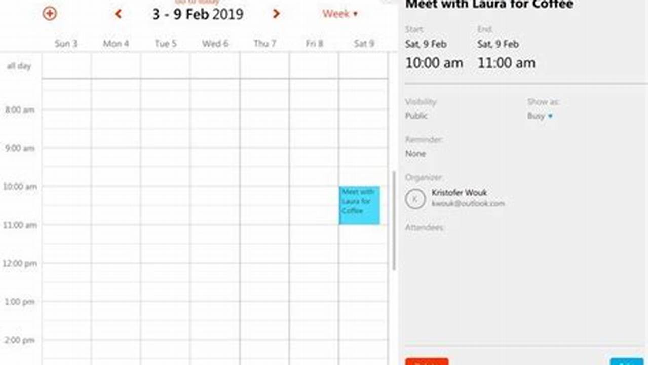 Linux Exchange Calendar Client