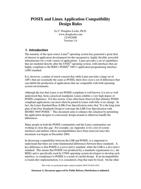 Linux Application Compatibility