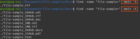 Linux FIND Files by Last Accessed TIme Example