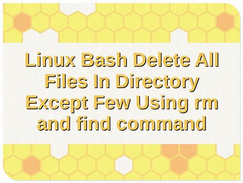 Linux Remove All Files Except Pattern