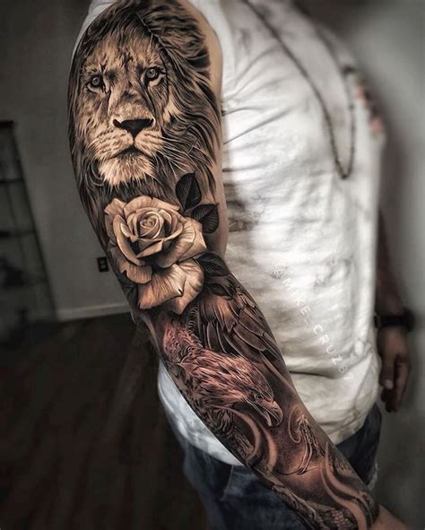 Tattoo work by Chehomova Dasha Lion head tattoos, Lion