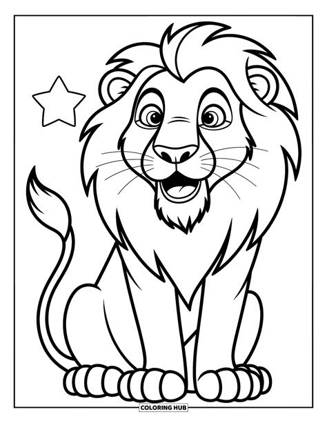 Lion Color Pages
