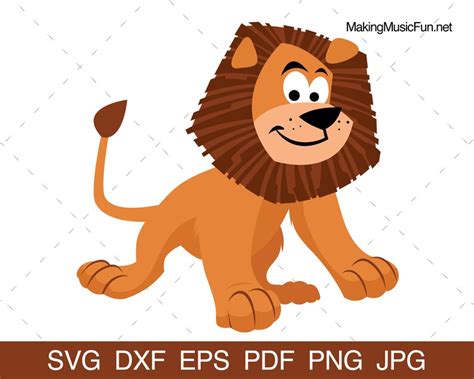 Download Lion Flower Clipart Commercial Use DXF Files