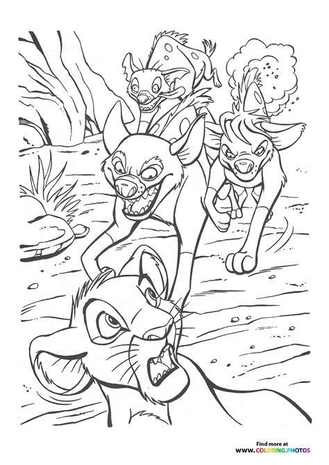 Lion King Coloring Book Pages