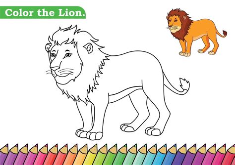 Lion Pictures To Color