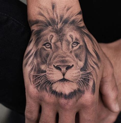 Roaring in Style: The Best Lion Tattoos on Hand that Perfectly Captures Your Inner Strength