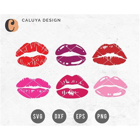 Download Lip Stickers Commercial Use DXF Files