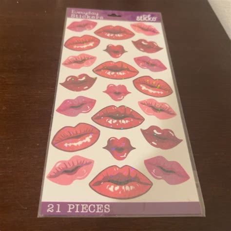 Download Lip Stickers Crafts