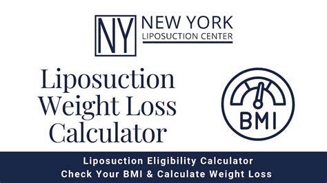 Liposuction Weight Loss Calculator