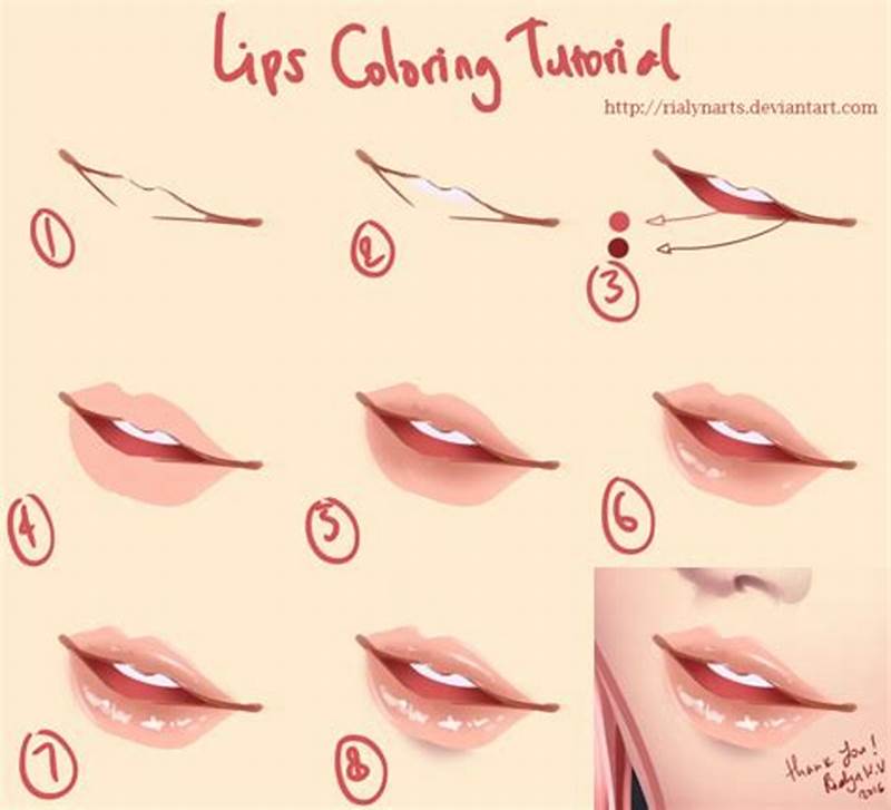 Lips Coloring Tutorial