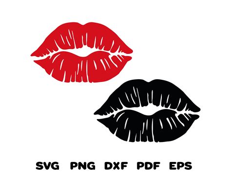 Download Lips Cricut SVG DXF Files