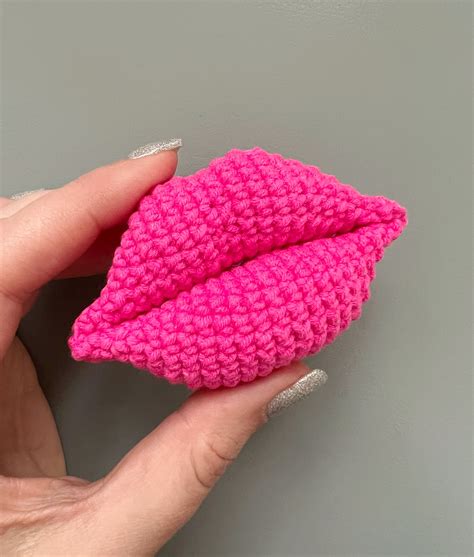 Lips Crochet Pattern