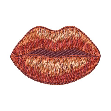 Lips Embroidery Pattern