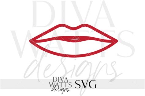 Download Lips Silhouette For Crafts