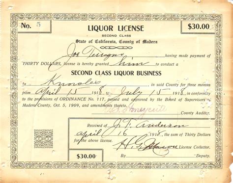Liquor License