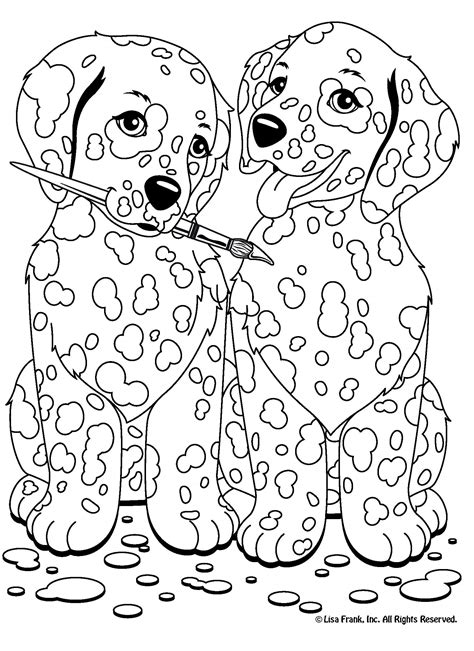Lisa Frank Printable Coloring Pages