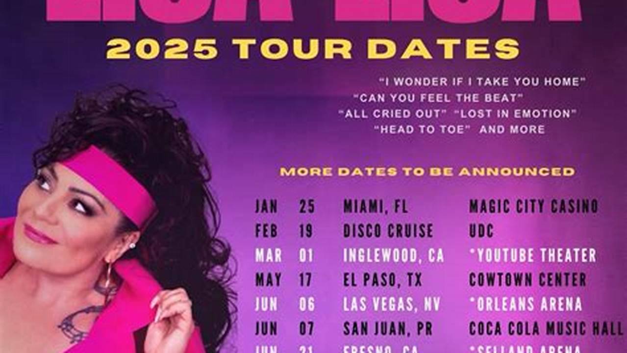 Lisa Lisa Concert 2024 Calendar