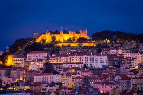 Lisbon Cityscape Night