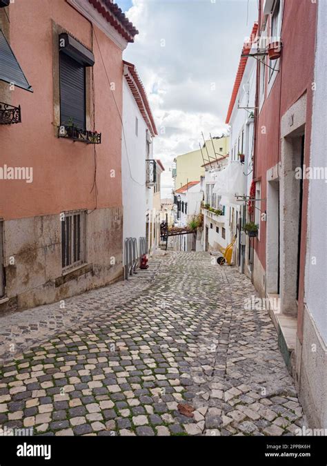 Lisbon Cobblestone Streets