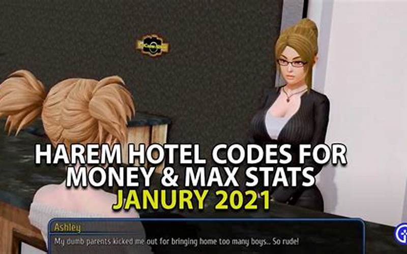 List Of Cheat Codes In Harem Hotel