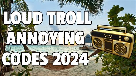 List of Annoying Roblox Audio Codes (June 2023) | Roblox Den