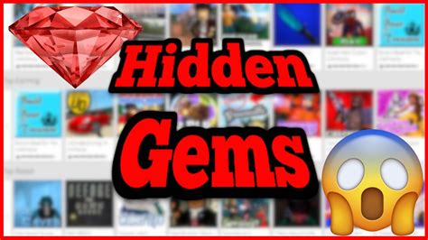 List of Roblox Hidden Gems : r/roblox