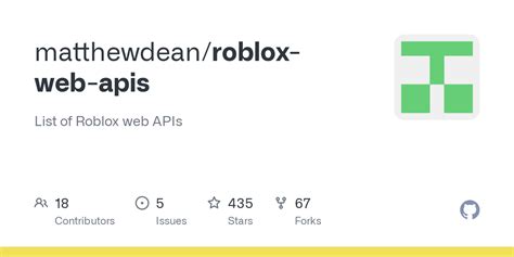 List of Roblox web APIs