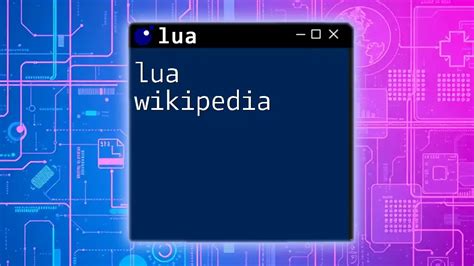List of applications using Lua - Wikipedia