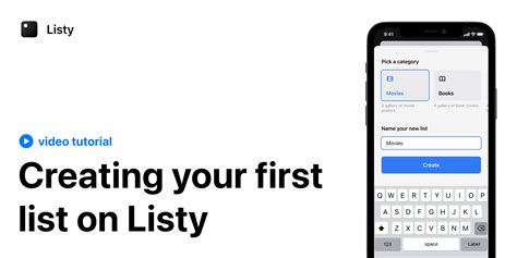 Listy is a really great app for creating nice-looking lists