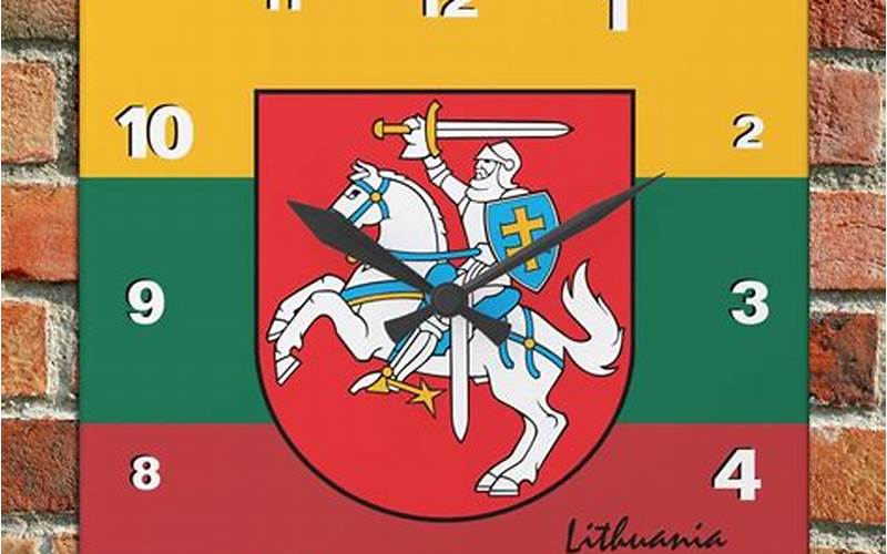 Lithuania Clock