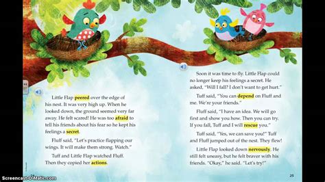 Little Flap Learns To Fly Story Printable