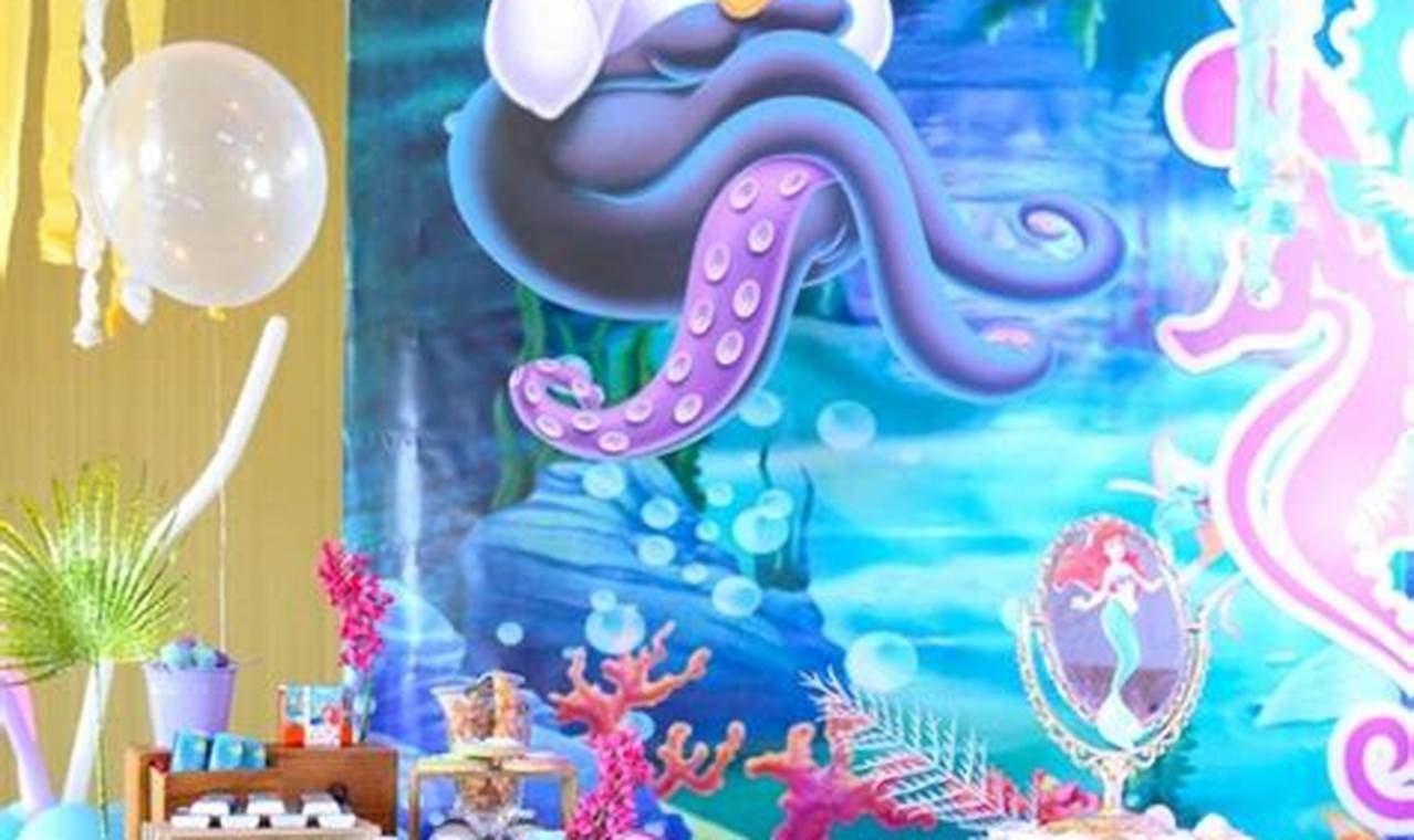 Little Mermaid 2024 Party Supplies