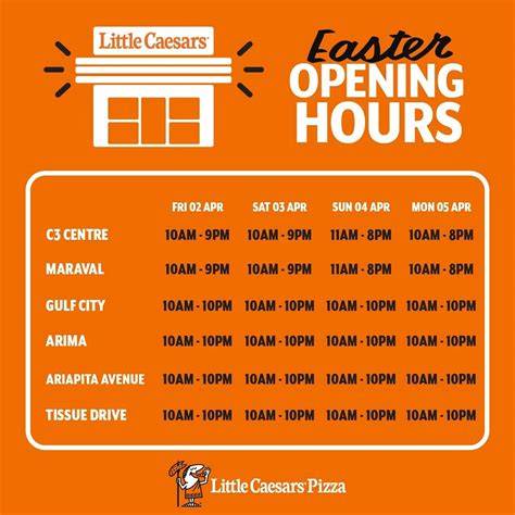 Little Caesars Easter Hours