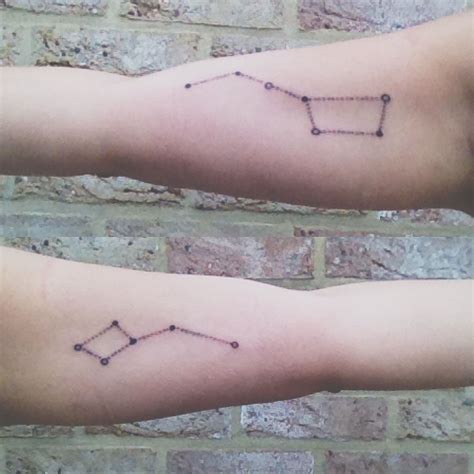 My new tattoo. Big and little dipper / grote en kleine