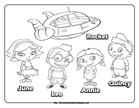 Little Einsteins Coloring Pages To Print