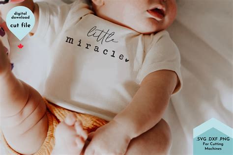 Download Little Miracle SVG Cut File - Newborn Images