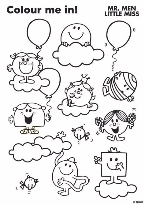 Little Miss Sunshine Coloring Pages