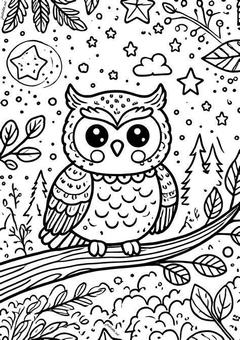 Little Owl Coloring Pages