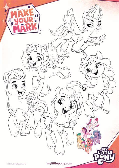 Little Ponies Coloring Pages