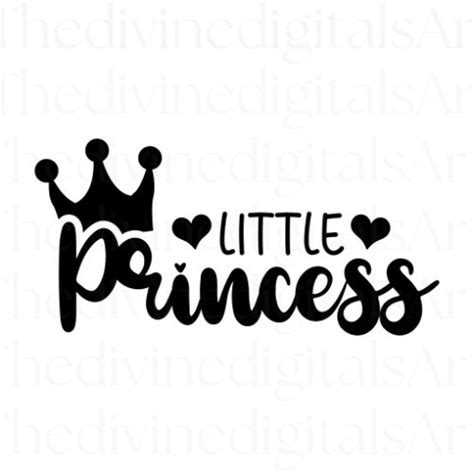 Download Little Princess SVG File - SVG Design Silhouette