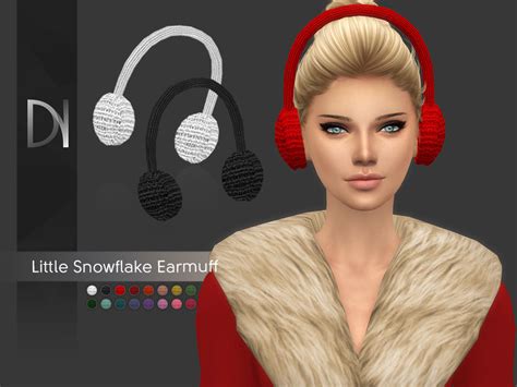Little Snowflake Earmuff [HQ] - The Sims Resource