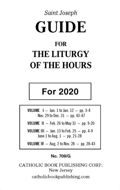 Liturgy Of The Hours Printable