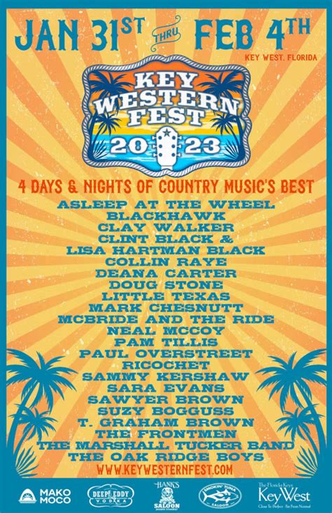 Live Music Key West Calendar