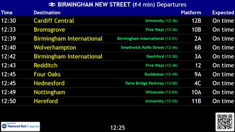 Live Departures and Real-Time Information