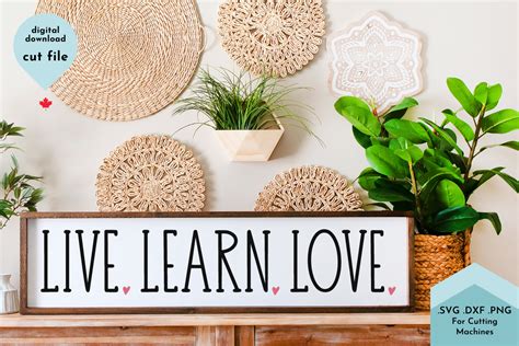 Download Live Learn Love - Teaching, Classroom Files DXF Files
