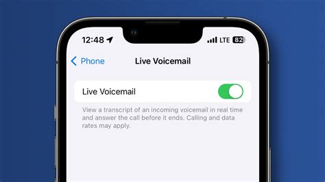 Live voicemail