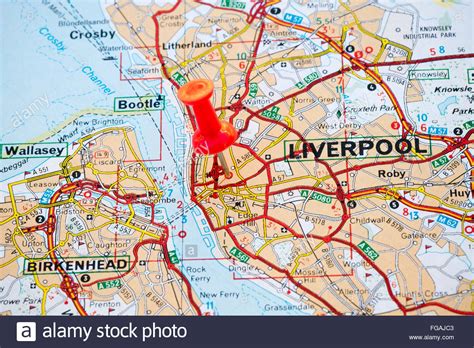 Maps of Liverpool, UK Free Printable Maps