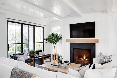 Living Room Fireplace Design