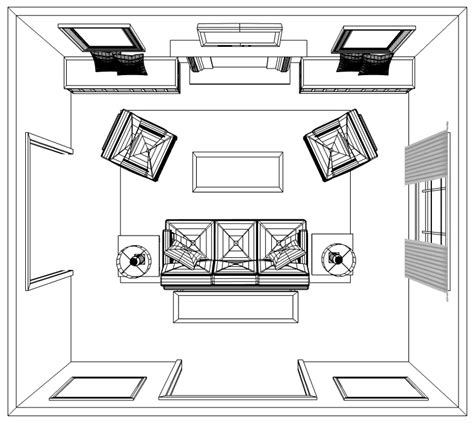 Living Room Layout Planning